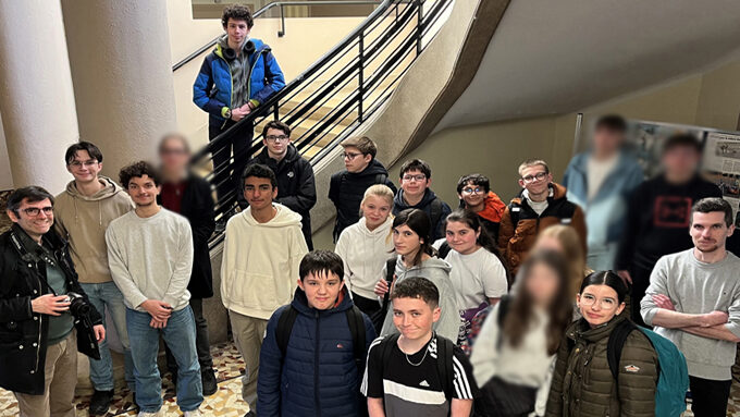 Rencontre avec les lycéens encordés du lycée Jean Zay.